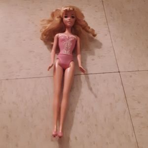 Little girls princess barbie doll